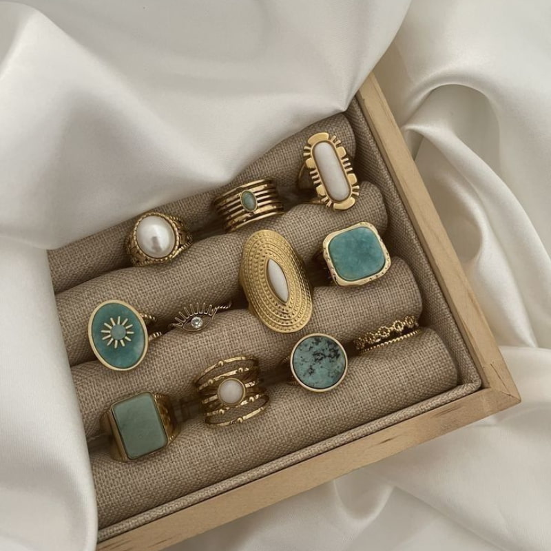 Find stunning rings online at Palakkad’s best jewellery store, perfect for ethnic, aesthetic, and everyday styles.